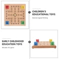 thumbnail image 5 of Juego de mesa de estrategia tradicional de damas de madera, rompecabezas clásico, juegos de mesa para familia, adultos, niños y personas mayores, 5 of 5