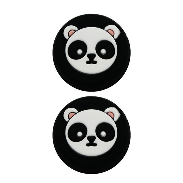 Seitruly Pack de 2 Gamepad Thumbstick Covers Joystick Protector Tapas antideslizantes Consola de juegos Controlador Reemplazo de piezas Negro Videojuegos y accesorios Negro