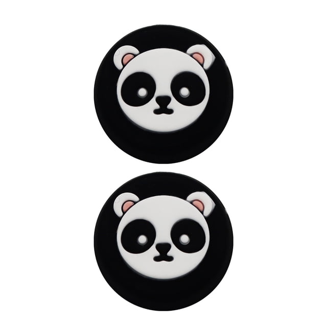 Sidaley Paquete de 2 Gamepad Thumbstick Covers Joystick Protector Grips Caps Controller Reemplazo de piezas de repuesto para PS5 Black Type3 NO3