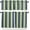 Navy Green, variant on Navy Blue Grey Striped Kitchen Curtains, Modern Minimalist Ombre Lines 3-Piece Kitchen Curtain Valance and Tiers Set 24 Inch Length, Rod Pocket Half Window Curtains for Cafe Living Room Bathroom