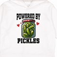 thumbnail image 3 of Inktastic Pickle Lover Funny Powered by Pickles Toddler Hoodie, 3 of 4