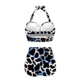 thumbnail image 4 of Suhoaziia Cow Spot Women Bikinis Two Piece Set Light & Soft Sexy Bikini Underwear for Summer Beach Size M,Lightweight Sporty Breathable Swimsuits Bikini Sets, 4 of 6