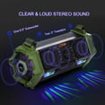 thumbnail image 5 of VeGue VS-6633 Outdoor Karaoke Machine PA System with 2 Wireless Microphones, Bluetooth 5.0, Range Up to 33ft, 5 of 6