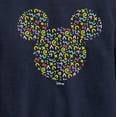 thumbnail image 3 of Disney - Mickey Head With Pattern - Toddler & Youth Crewneck Fleece Sweatshirt, 3 of 5