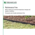 thumbnail image 6 of Dreamscape E-Z Edge Aluminum Landscape Edging Kit, Brown, 4 Pack 6ft Metal Lawn and Garden Border, 6 of 6