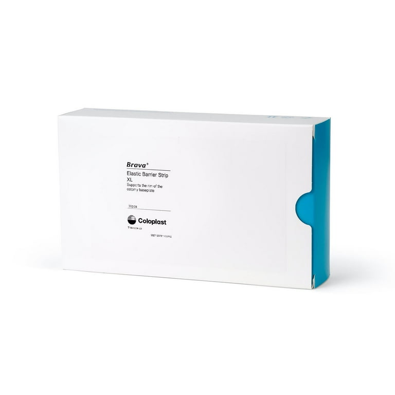 Brava XL Elastic Skin Barrier Strip Arc Shape 12076, 30 Ct, Beige