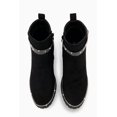 thumbnail image 4 of Women's Rhinestone Buckle Detail Mid Heel Booties, 4 of 6
