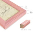 thumbnail image 2 of Sailboat Blueprint III -Framed Print w/glass-Sunset Pink, 2 of 8