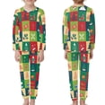 thumbnail image 2 of FKELYI Xmas Buffalo Grid Kids Pj 2-Piece Lightweight Girls Loungewear Set Size 9-10 T Comfy Children Pajamas Boys Christmas Gift, 2 of 5