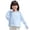 Blue, variant on WRKEKC Kids Ice Silk UV Protection Jacket Lightweight Breathable Zipper Hooded Coat for 5-14 Years Children Summer Outdoor Activities and Daily Wear