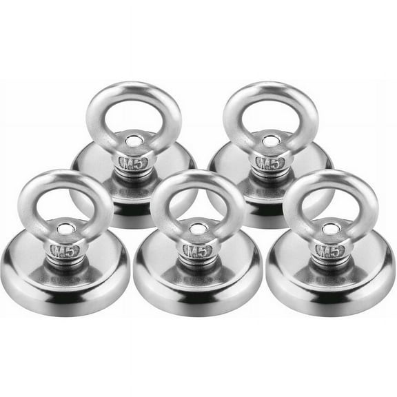 32mm Strong Magnet 30kg Pulling Force Strong Magnet Round Neodymium Magnetic 5 Packs