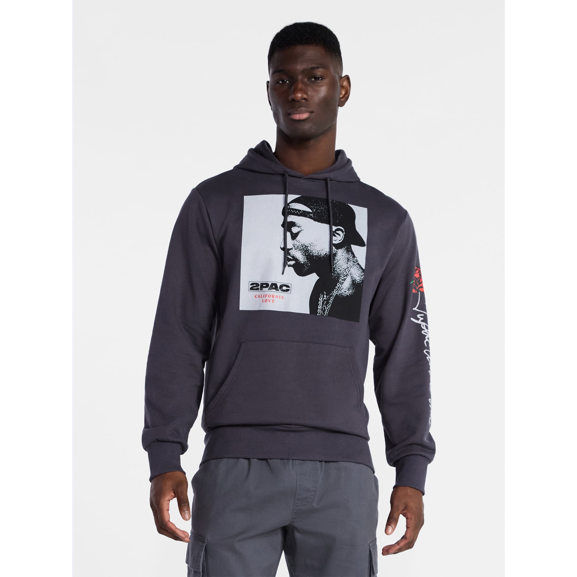 Tupac Men's and Big Men's California Love Hoodie, Sizes XS-5XL