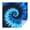Blue Tie Dye, variant on Blue Tie Dye Mandala Pattern Square Tablecloth,Waterproof Square Table Cover,Wipeable Spillproof Washable Table Cover for Home Kitchen Party Decor 42"X42"(107x107cm)