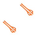 thumbnail image 2 of Sidaley Relleno para huecos de asiento con estilo - Compatible con varios modelos Relleno para huecos duradero y fiable Lateral naranja naranja 44.5*7.3*3.4 cm 2piezas, 2 of 6