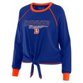 thumbnail image 2 of Women's WEAR by Erin Andrews Royal Denver Broncos Tie-Front Long Sleeve T-Shirt, 2 of 4