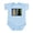 Sky Blue, variant on CafePress - Sit Front Pugs Infant Bodysuit - Baby Light Bodysuit, Size Newborn - 24 Months