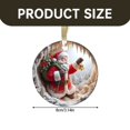 thumbnail image 3 of Clearance! Break Through Santa Christmas Ornament Christmas Oranment Xmas Tree Decoration Fun 2024 Christmas Ornament, 3 of 9