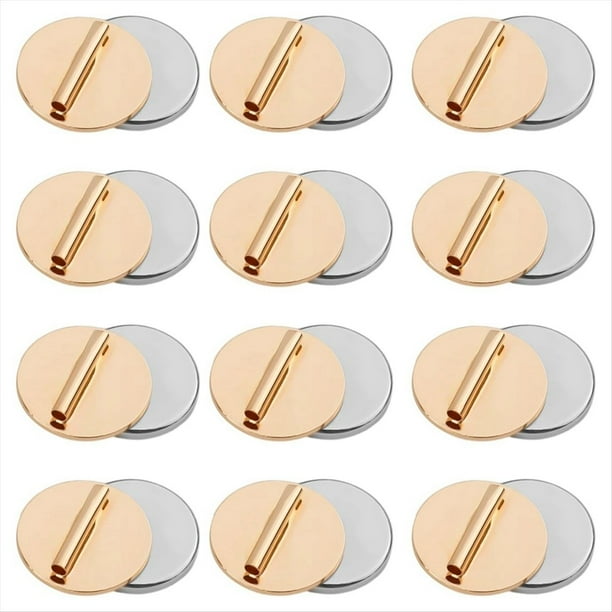 Convertidor de Broche de Mini Alfiler de 12 Piezas, Pasador de Metal MagnéTico Convertidor de Alfiler de Broche Sin DañOs para Chales Hijab de Bufanda()