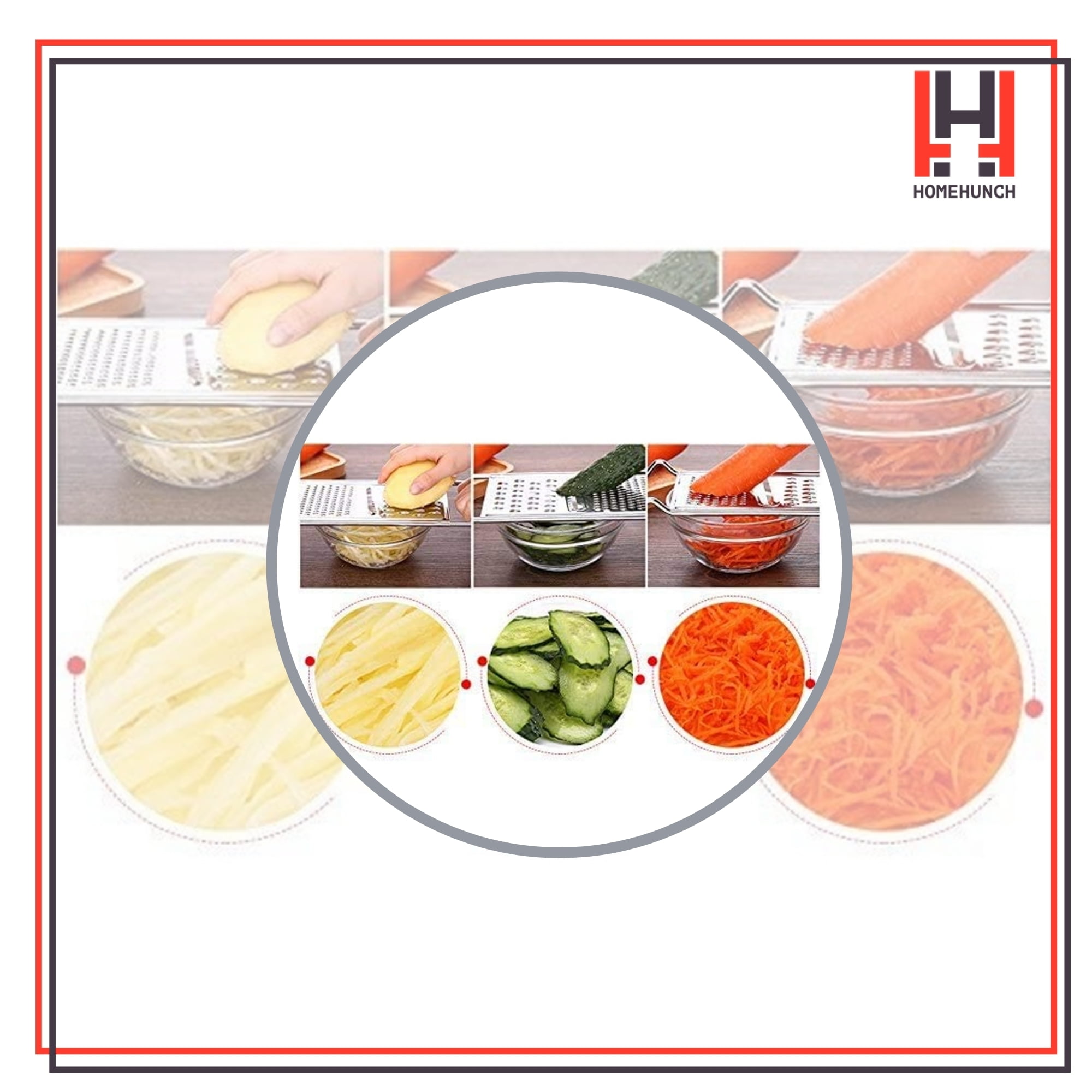 HomeHunch Hand Cheese Vegetable Grater For Kitchen Cutter and