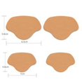 thumbnail image 3 of kurtrusly Adjustable Shoe Heel Pad Insoles for High Heels Customizable Heel Repair Stick yellow 1Set, 3 of 6