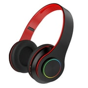 Leyeet Wireless Headphones Super Bass Bluetooth Foldable Headphones Mic Stereo Earphones over Ear Rechargeable Headset