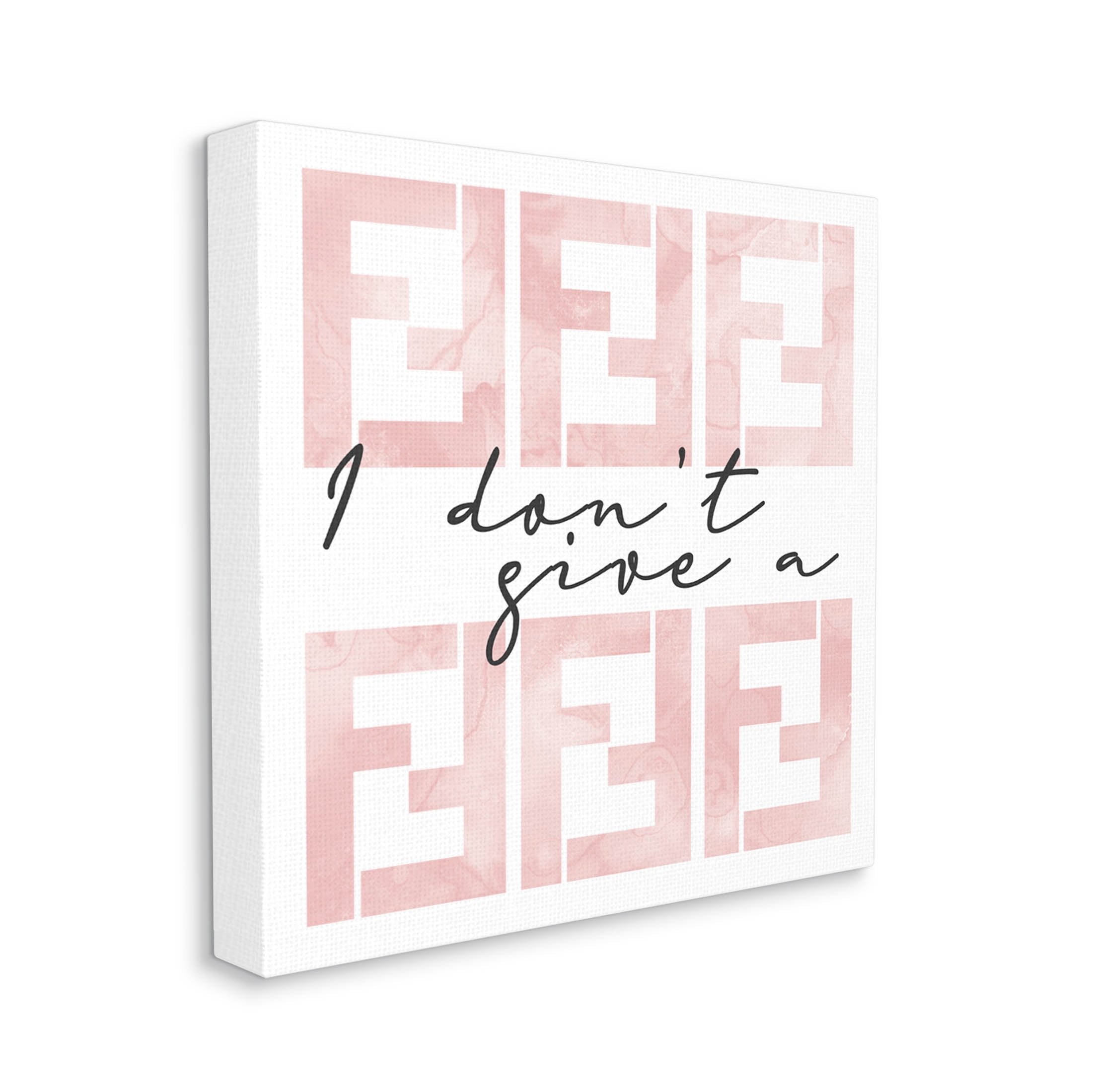 Stupell Industries Glam Fashion Brand Humor Graphic Art Gallery Wrapped Canvas Print Wall Art, Design by Daphne Polselli