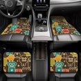 thumbnail image 7 of Honeii Robot and Monsters Print Car Foot Mat Four-Piece Set - Front & Rear Universal Car Floor Mats for SUVs, Trucks, Sedans, 7 of 7