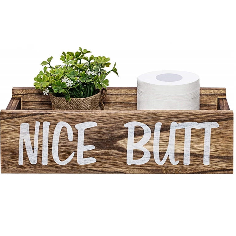 Bathroom Decor Box Toilet Paper Holder Wood Tank Box Paper Storage Basket with Artificial Flower Bathroom Kitchen Table Counter Funny Farmhouse Rustic Home Decor Bathroom Decor Box Toilet Paper Holder Wood Tank Box Paper Storage Basket with Artificial Flower Bathroom Kitchen Table Counter Funny Farmhouse Rustic Home Decor