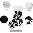 thumbnail image 3 of GZHJMY Christmas Stockings 2PCS,Cow Pattern Big Xmas Stockings Gift Decorations and Party Supplies,Used for Fireplace Decoration Socks Christmas Tree Decoration, 3 of 7