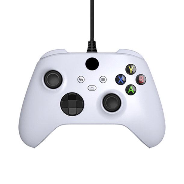 Adecuado para la serie xbox, controlador de juegos con cable, vibración, pc, controlador de ordenador en caja