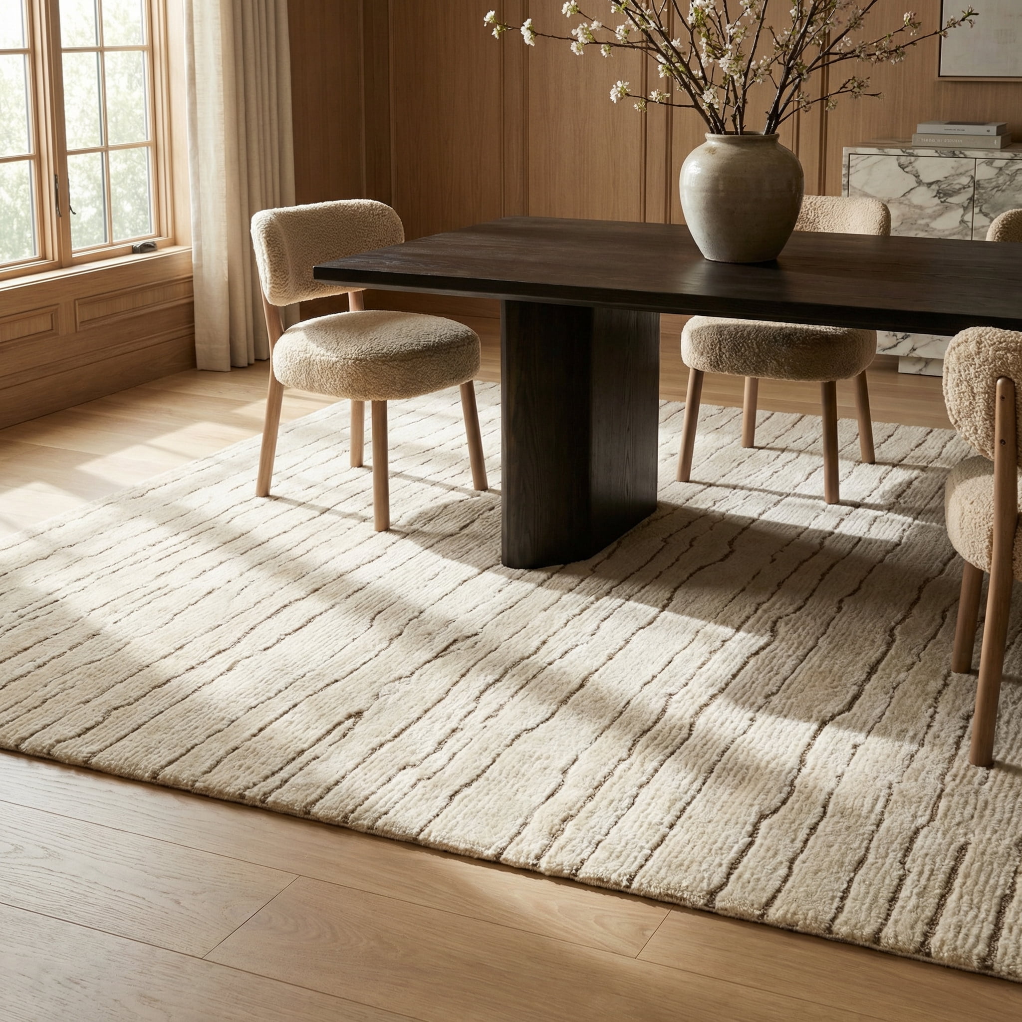 Rug Branch Maya Modern Boho Beige Grey Indoor Hand-Tufted Area Rug