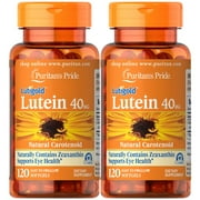 Puritan's Pride Lutein 40 mg with Zeaxanthin (2 PACK)