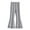 Gray, variant on Lenpel Girls' Flare Leggings Toddler Ribbed Knit High Waisted Drawstring Bell Bottom Pants Bootcut Casual Trousers