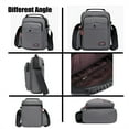 thumbnail image 4 of Crossbody Bags for Men Women Teens Messenger Bag Waterproof Oxford Nylon Crossbody Sling Bag Grey, 4 of 6