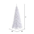 thumbnail image 2 of Vickerman 9' White Fir Slim Artificial Christmas Tree, Unlit, 2 of 3