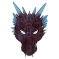 thumbnail image 2 of PU Dragon Horror para hombres mujeres Cosplay Props Masquerade Fancy Dress Costume , morado Yotijar Cubierta de cabeza de dragón, 2 of 4