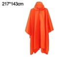 thumbnail image 2 of Poncho de Pluie à Capuche Imperméable Manteau de Pluie Veste pour Hommes Femmes Adultes, 2 of 5