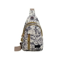 Kyusrd Crossbody Bag for Women Men Belt Bag With Zipper Pockets Casual Travel Bag Makeup bag With Adjustable Outdoor Sports Bag Shoulder Bag