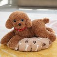 thumbnail image 5 of Soft Realistic Teddy Dog Plush Toy Funny Simulation Stuffed Little Puppy Dolls Lovely Birthday Gift for Baby Kids Girls, 5 of 5