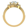 thumbnail image 3 of 1.35 CT Diamond Knot Halo Engagement Ring 14K Gold (G,SI), 3 of 5