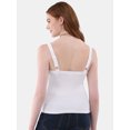 thumbnail image 3 of No Boundaries Seamless Scoop Neck Tank Top, 2-Pack, Women's and Women's Plus, 3 of 5