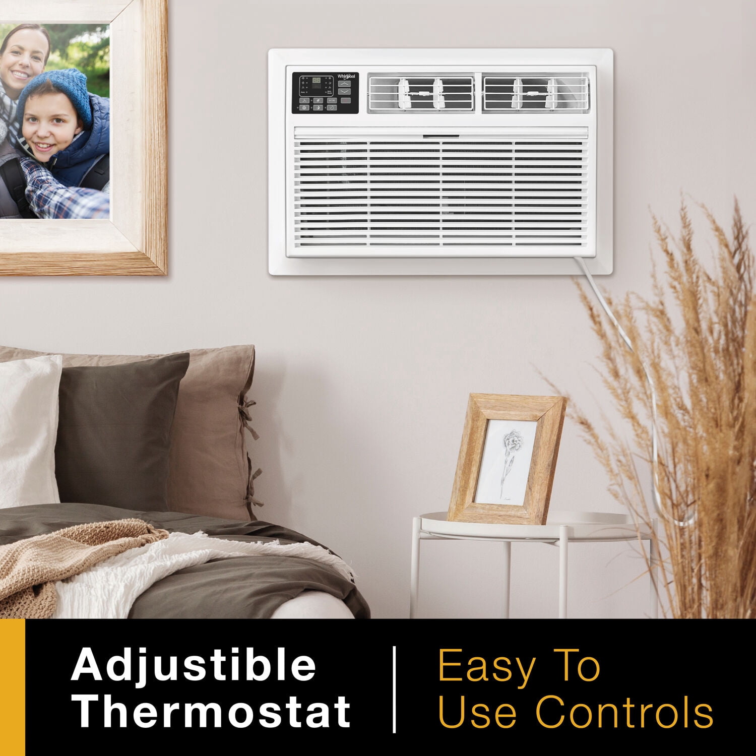 Whirlpool New 10,000 BTU 450 Sq Ft Through-the-Wall Air Conditioner, White