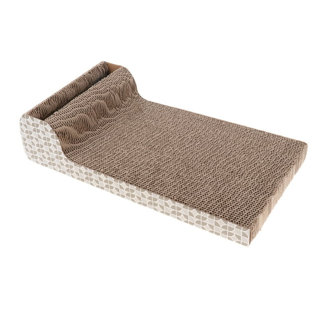 Tough Corrugated Board Scratcher Board Almohadilla Para Rascarse Mat Catnip Bed