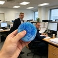 thumbnail image 6 of Sky Blue Textured Slush Ball Toy, Soft Slow Rebound, Particle Friction Stress Relief, Desktop Decor Relaxation, Dorm Stress Gift, 6 of 6