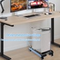 thumbnail image 2 of Hovadova Support Mobile Réglable pour CPU, Tour d'Ordinateur Ventilée avec 4 Roues Pivotantes, Convient à la Plupart des Tour PC, Support de CPU sous le Bureau Chariot de Plancher PC Co, 2 of 7