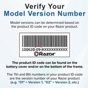 Premium 24 Volt Battery Pack for Razor Pocket Mod Electric Scooter (7 Ah Standard Range, Versions 45+)