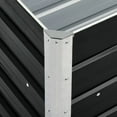 thumbnail image 3 of vidaXL Garden Raised Bed Galvanised Steel 240x40x77 cm Anthracite, 3 of 4