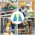 thumbnail image 6 of vlrwzc Hard Hat Neck Shade Sun Shield,Hard Hat Brim With Neck Shield Reflective Stripe Breathablehigh Visibility Hard Hat, 6 of 7