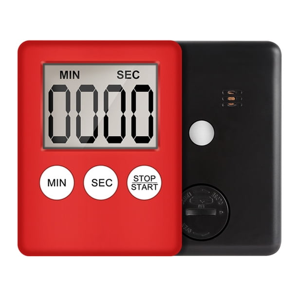Cateissary Nuevo mini temporizador digital de cocina portátil para cocinar, estudiar, reloj de cuenta regresiva, pantalla LCD, alarma, aparato de cocina Type9 NO9 Cateissary HA001330-02