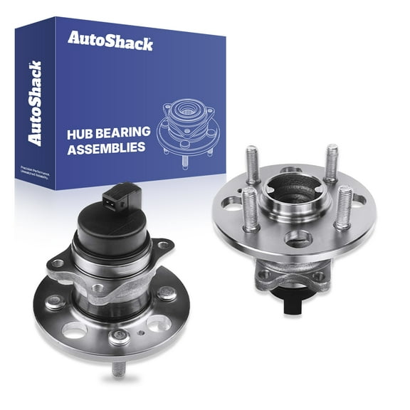 AutoShack Rear Wheel Hub Bearing Assemblies with ABS| Replacement for 2006-2011 Hyundai Accent 2006-2011 Kia Rio 2006-2011 Kia Rio5 | 2-PC